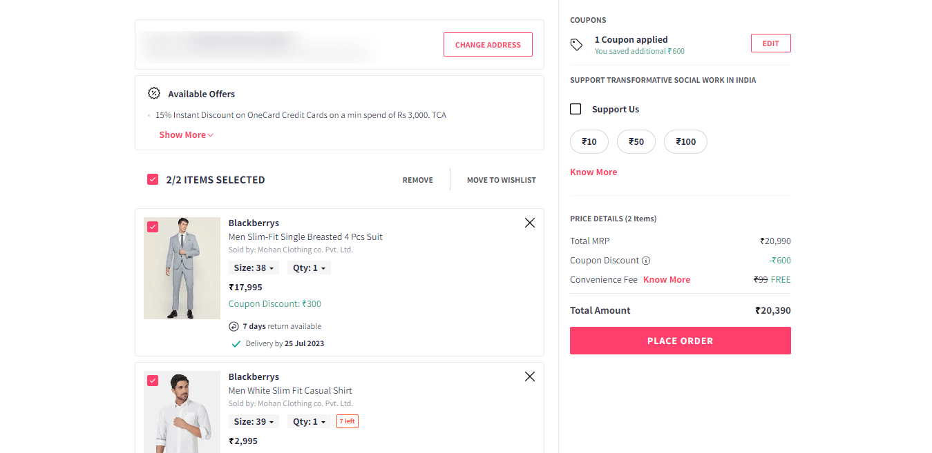 myntra discount code